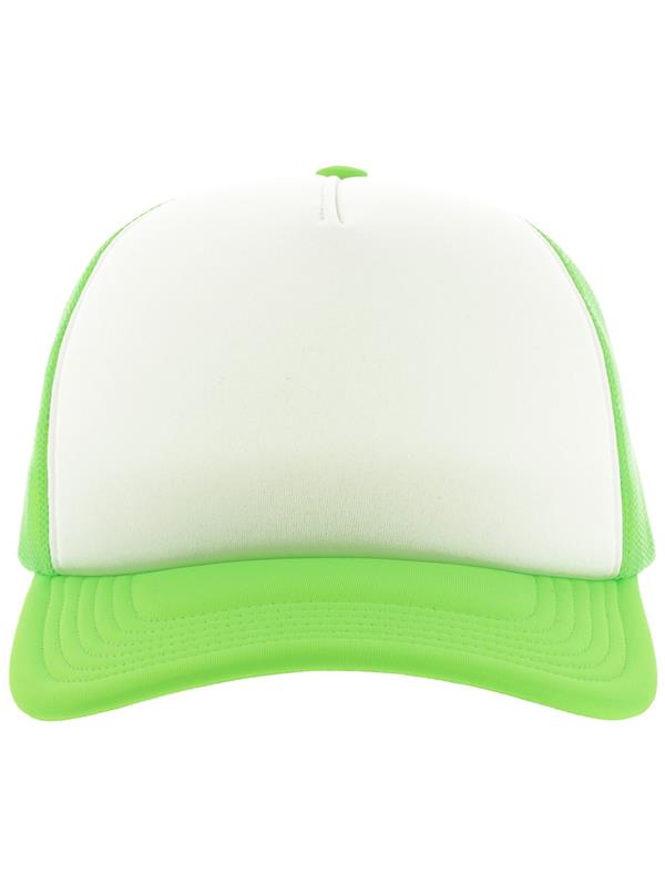 Atlantis Rapper S 5 Panel Structured Foam Mid Profile Curved Visor Recycled Trucker Cap Adult