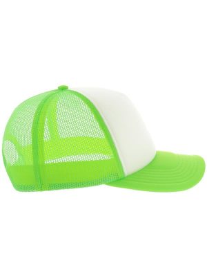 Atlantis Rapper S 5 Panel Structured Foam Mid Profile Curved Visor Recycled Trucker Cap Adult - Image 92