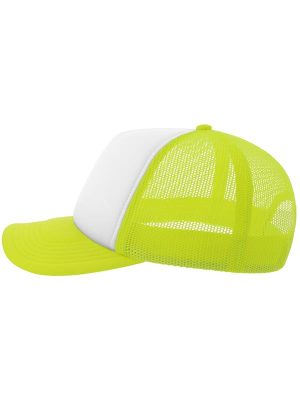 Atlantis Rapper S 5 Panel Structured Foam Mid Profile Curved Visor Recycled Trucker Cap Adult - Image 95