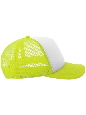 Atlantis Rapper S 5 Panel Structured Foam Mid Profile Curved Visor Recycled Trucker Cap Adult - Image 96