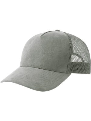 Atlantis Rapper Suede S 5 Panel Sustainable Trucker Cap Adult - Image 2