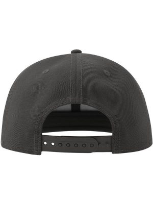 Atlantis Snapback Flat Visor 6 Panel Sustainable Cap Adult - Image 11