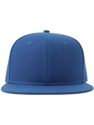 Atlantis Snapback Flat Visor 6 Panel Sustainable Cap Adult - Image 26