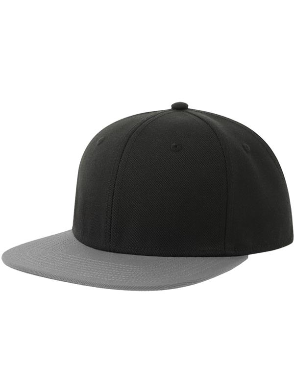 Atlantis Snapback Flat Visor 6 Panel Sustainable Cap Adult