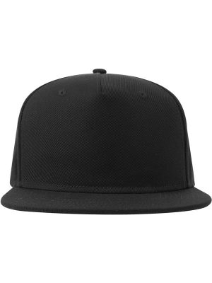 Atlantis Snapback Flat Visor 5 Panel Sustainable Cap Adult - Image 2