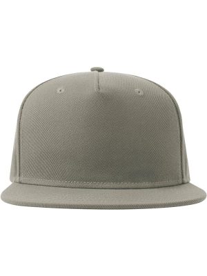 Atlantis Snapback Flat Visor 5 Panel Sustainable Cap Adult - Image 8