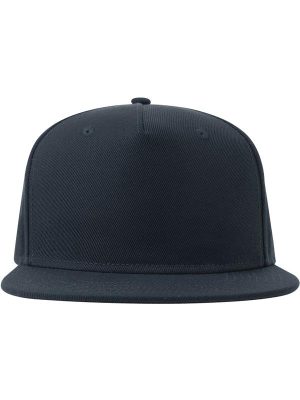 Atlantis Snapback Flat Visor 5 Panel Sustainable Cap Adult - Image 12