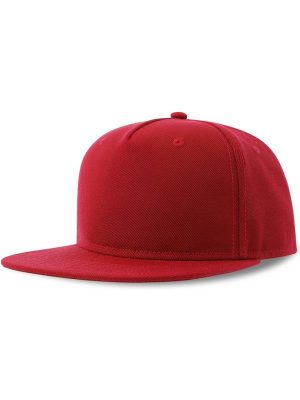 Atlantis Snapback Flat Visor 5 Panel Sustainable Cap Adult - Image 15