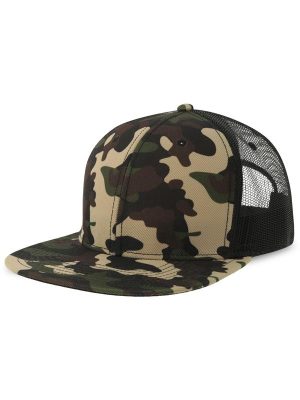 Atlantis Snapback Mesh 6 Panel Sustainable Trucker Cap Adult - Image 34