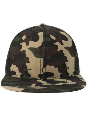 Atlantis Snapback Mesh 6 Panel Sustainable Trucker Cap Adult - Image 35
