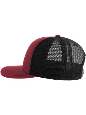 Atlantis Sonic S 6 Panel Structured Mid Profile Mid Visor Contrast Organic Trucker Cap Adult - Image 10