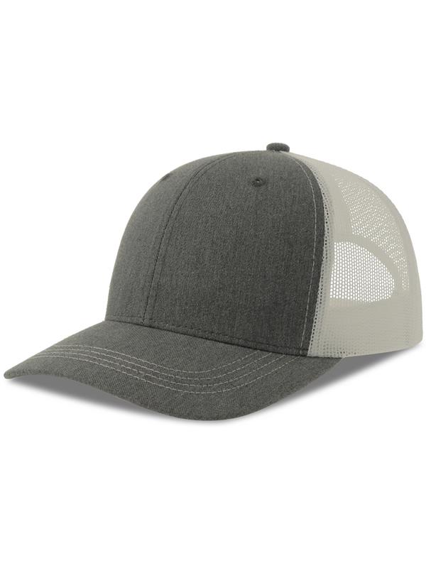 Atlantis Sonic S 6 Panel Structured Mid Profile Mid Visor Contrast Organic Trucker Cap Adult