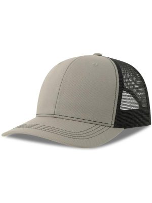 Atlantis Sonic S 6 Panel Structured Mid Profile Mid Visor Contrast Organic Trucker Cap Adult - Image 40