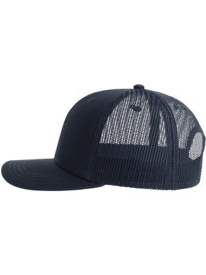 Atlantis Sonic S 6 Panel Structured Mid Profile Mid Visor Contrast Organic Trucker Cap Adult - Image 49