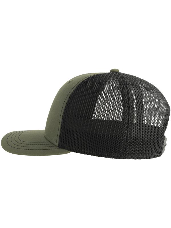 Atlantis Sonic S 6 Panel Structured Mid Profile Mid Visor Contrast Organic Trucker Cap Adult