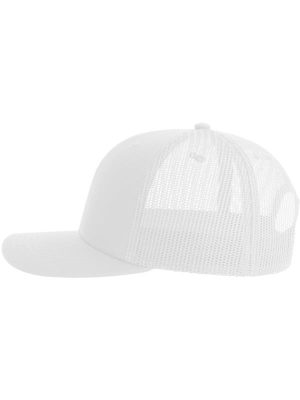 Atlantis Sonic S 6 Panel Structured Mid Profile Mid Visor Contrast Organic Trucker Cap Adult - Image 59