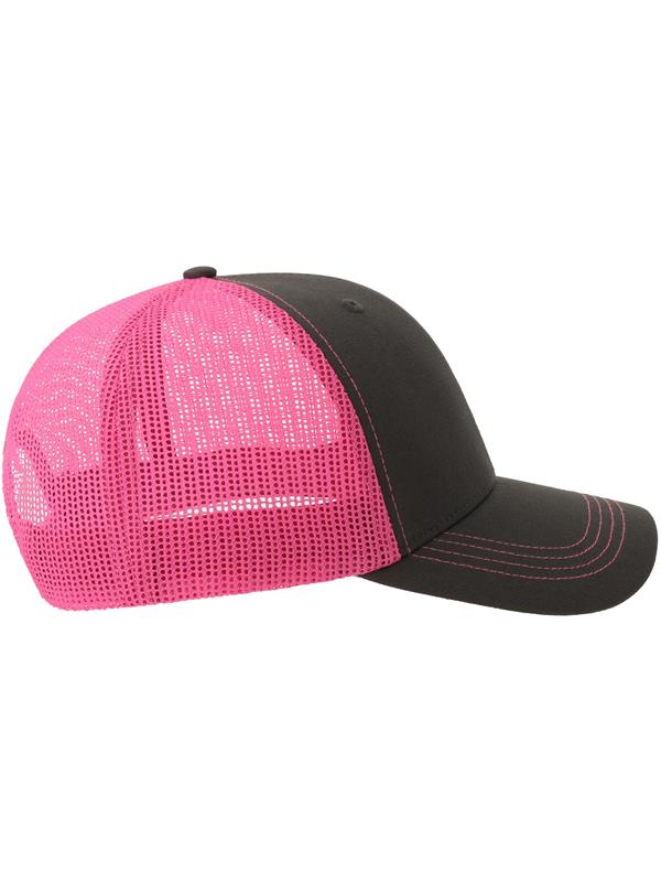Atlantis Sonic S 6 Panel Structured Mid Profile Mid Visor Contrast Organic Trucker Cap Adult