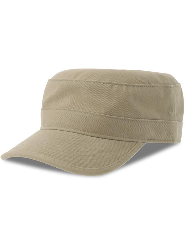 Atlantis Tank S 1 Panel Unstructured Curved Visor Organic Military Cap Adult