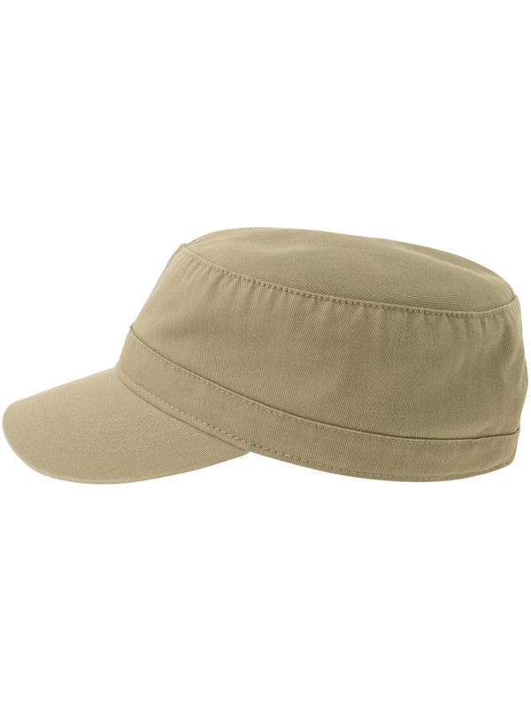 Atlantis Uniform S 2 Panel Unstructured Curved Visor Twill Organic Military Cap Adult