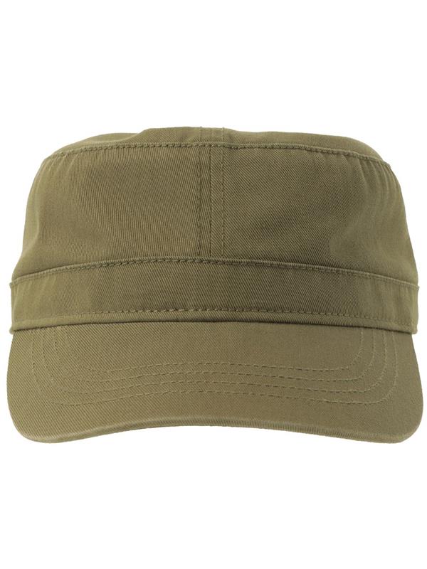 Atlantis Uniform S 2 Panel Unstructured Curved Visor Twill Organic Military Cap Adult