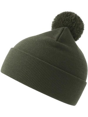 Atlantis Wind S Pompom Recycled Beanie Double Skin Cuffed - Image 5