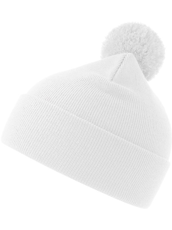 Atlantis Wind S Pompom Recycled Beanie Double Skin Cuffed