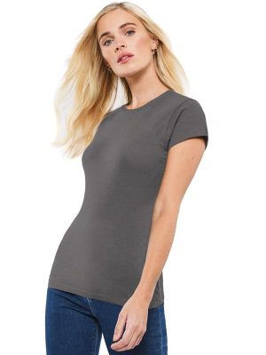 Casual Classics Classic Ringspun 150 Regular Fit Tee Ladies - Image 5