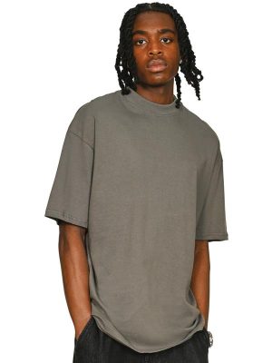 Casual Classics Core Combed 180 Oversize Fit Extended Neck Tee Tall Adult - Image 8