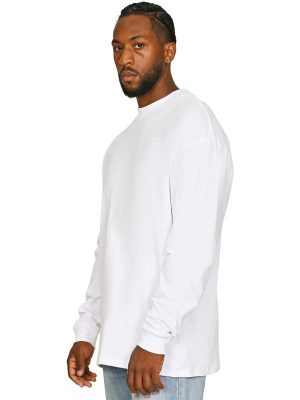 Casual Classics Core Combed 180 Oversize Fit Extended Neck LS Tee Tall Adult - Image 11