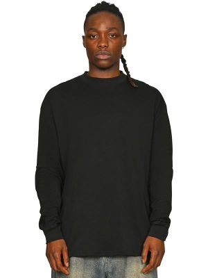 Casual Classics Core Combed 180 Oversize Fit Extended Neck LS Tee Tall Adult - Image 3