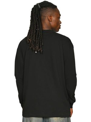 Casual Classics Core Combed 180 Oversize Fit Extended Neck LS Tee Tall Adult - Image 4