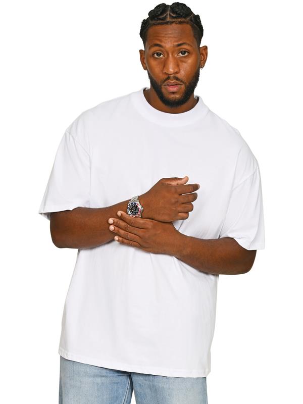 Casual Classics Premium Combed 220 Oversize Fit Extended Neck Tee Tall Adult