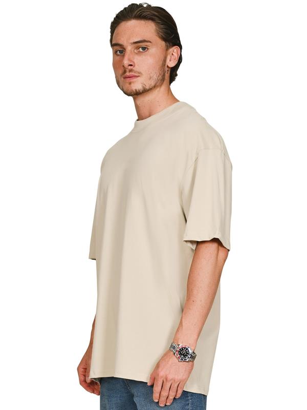 Casual Classics Premium Combed 220 Oversize Fit Extended Neck Tee Tall Adult