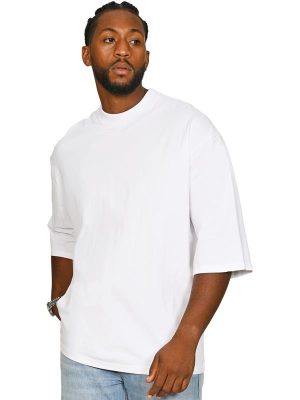 Casual Classics Premium Combed 220 Oversize Fit Extended Neck Half Sleeve Tee Adult - Image 9