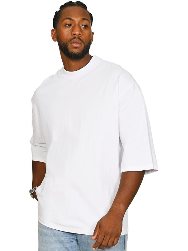 Casual Classics Premium Combed 220 Oversize Fit Extended Neck Half Sleeve Tee Adult