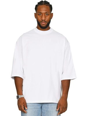 Casual Classics Premium Combed 220 Oversize Fit Extended Neck Half Sleeve Tee Adult - Image 10