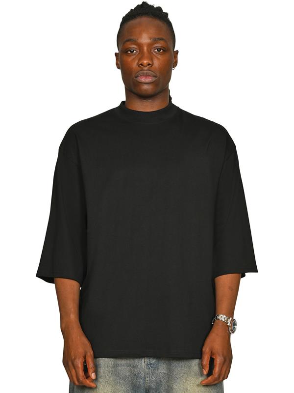 Casual Classics Premium Combed 220 Oversize Fit Extended Neck Half Sleeve Tee Adult