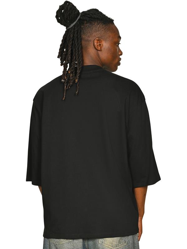 Casual Classics Premium Combed 220 Oversize Fit Extended Neck Half Sleeve Tee Adult