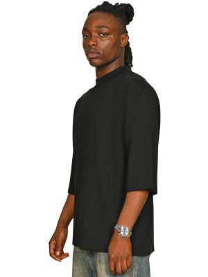 Casual Classics Premium Combed 220 Oversize Fit Extended Neck Half Sleeve Tee Adult - Image 6