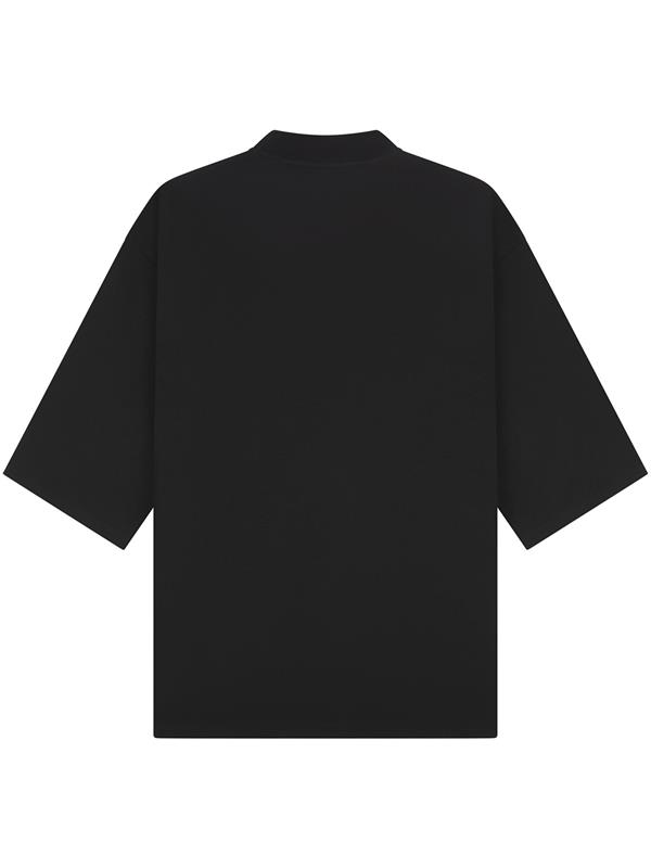 Casual Classics Premium Combed 220 Oversize Fit Extended Neck Half Sleeve Tee Adult