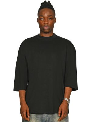Casual Classics Premium Combed 220 Oversize Fit Extended Neck Half Sleeve Tee Tall Adult - Image 3
