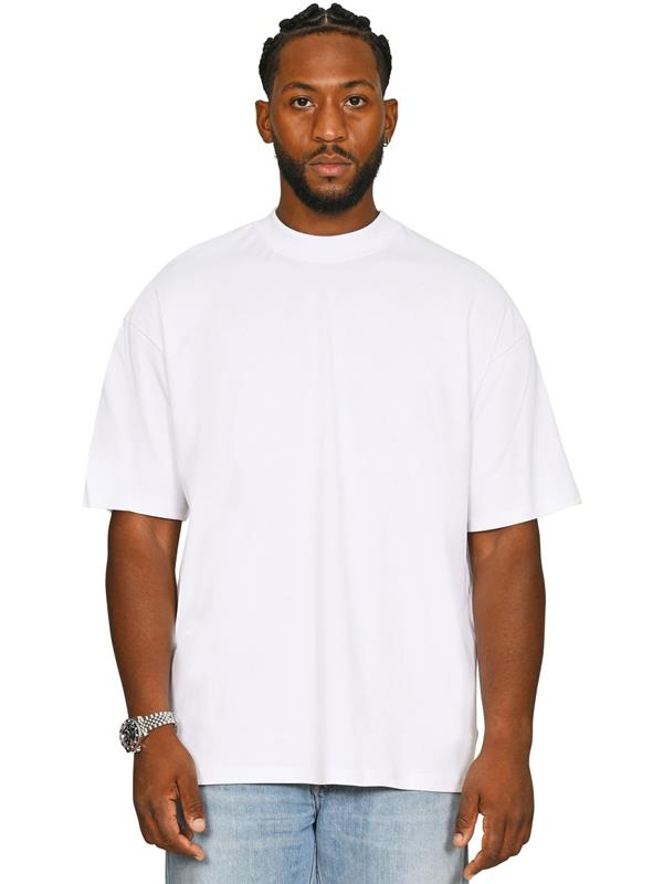 Casual Classics Premium Combed Interlock 240 Oversize Fit Extended Neck Tee Tall Adult