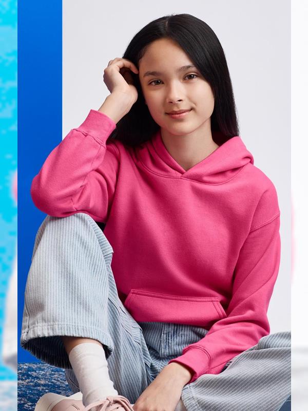 Gildan Softstyle Midweight Ringspun 285 Regular Fit Hood Kids