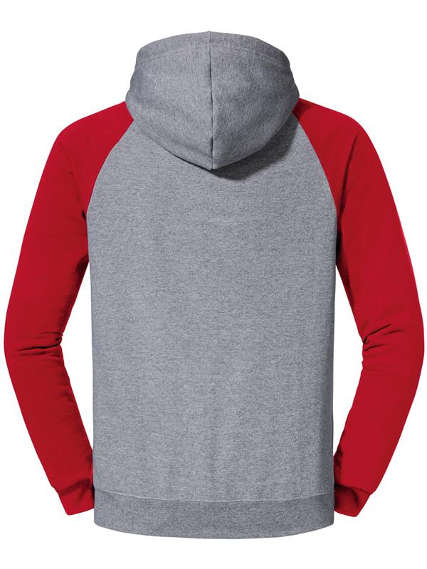 Jerzees Nublend Open End 275 Regular Fit Colour Block Raglan Hood Adult