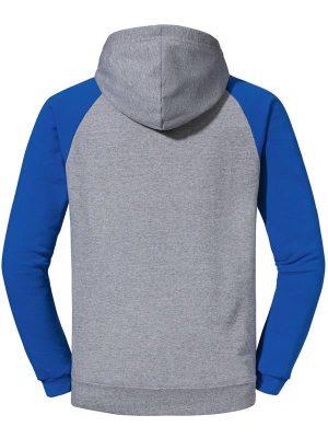 Jerzees Nublend Open End 275 Regular Fit Colour Block Raglan Hood Adult - Image 13
