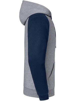 Jerzees Nublend Open End 275 Regular Fit Colour Block Raglan Hood Adult - Image 18