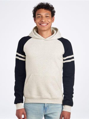 Jerzees Nublend Open End 275 Regular Fit Varsity Raglan Hood Adult - Image 28