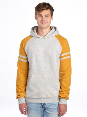 Jerzees Nublend Open End 275 Regular Fit Varsity Raglan Hood Adult - Image 48
