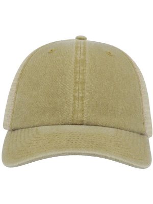 Atlantis Case Pigment Dyed 6 Panel Trucker Cap Adult - Image 24