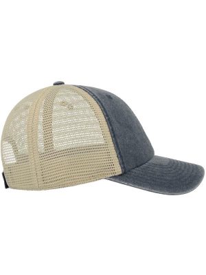 Atlantis Case Pigment Dyed 6 Panel Trucker Cap Adult - Image 34